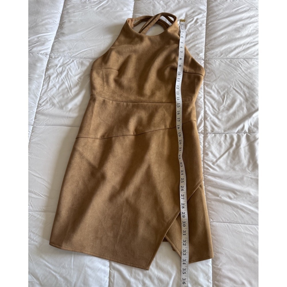 Baevely Dress Size Medium Brown Sleeves Fitted Dress, Soft, Lined EUC - Picture 6 of 11